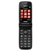 Brondi 10278014 Magnum 4 Telefono cellulare basico Dual SIM Display 2.8'' Tasti grandi Torcia LED Controllo Remoto colore Oro