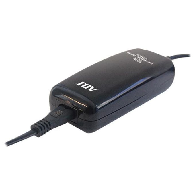 ADJ 160-00095 Alimentatore Notebook Universale 90W 8 Connettori 3 Pin Auto Selezione Voltaggio Automatica colore Nero