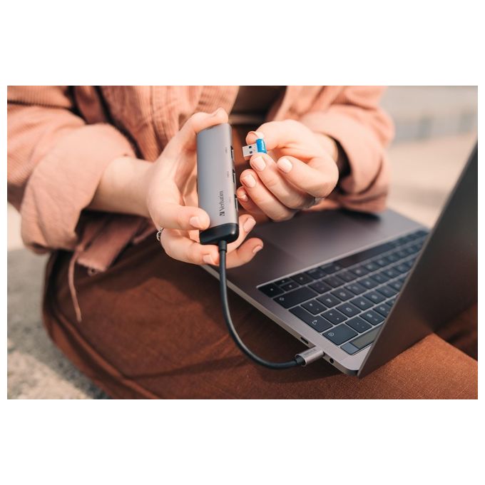 Verbatim USB-C Multiporta Hub 4 Porte USB 3.2 Gen 1