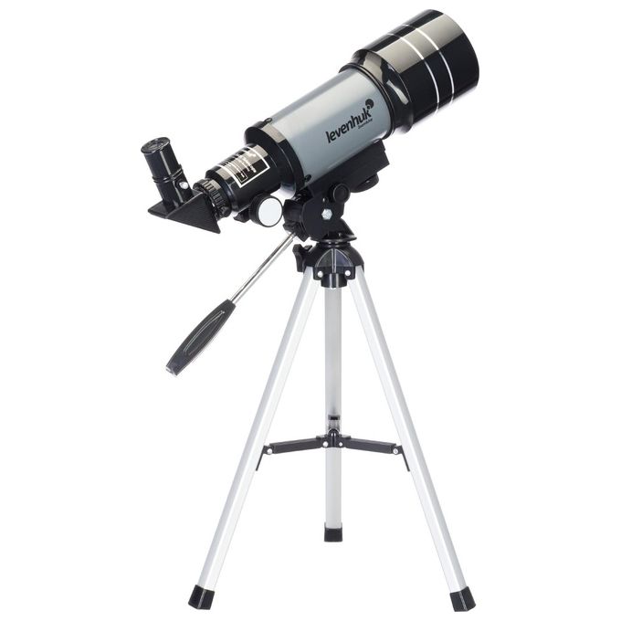 Levenhuk BLITZ 70S BASE Telescopio Rifrattore Achromatico 70 mm Focale 300 mm Montatura Altazimutale colore Grigio