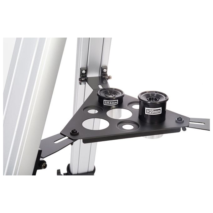 Levenhuk Blitz 70 BASE Telescopio Rifrattore da 70mm per Appassionati e Principianti con Treppiede e Un Ampio Set di Accessori