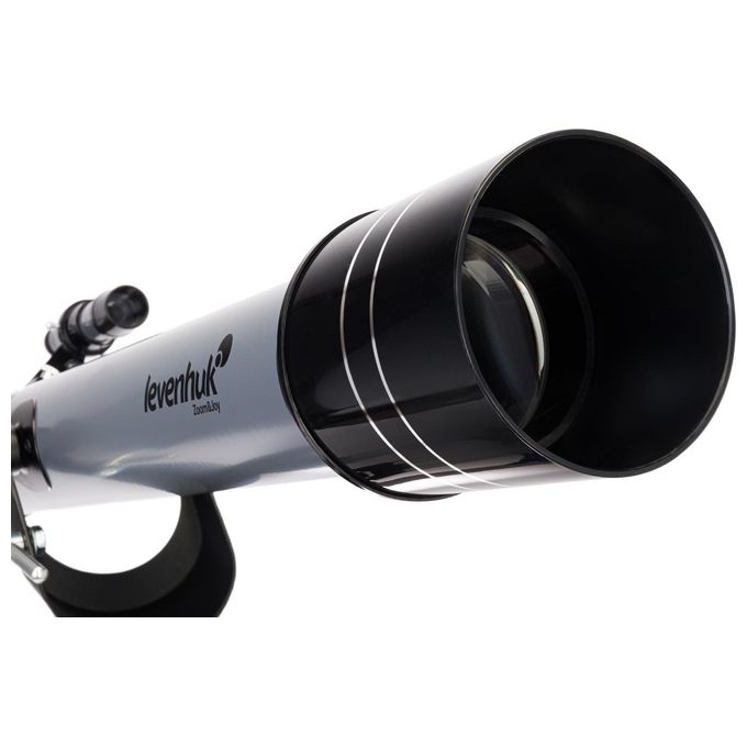 Levenhuk Blitz 70 BASE Telescopio Rifrattore da 70mm per Appassionati e Principianti con Treppiede e Un Ampio Set di Accessori