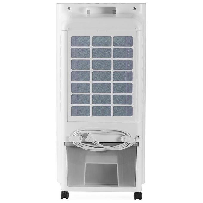 Macom 987 Power Cyclone Raffrescatore Evaporativo Portatile 60 W serbatoio 6 L per ambienti fino a 26 m² Touch Control Telecomando colore Bianco