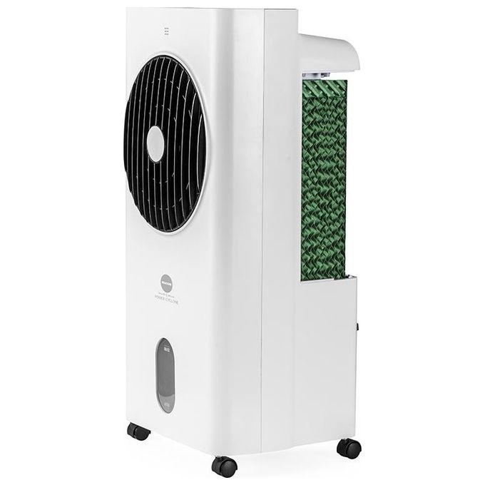 Macom 987 Power Cyclone Raffrescatore Evaporativo Portatile 60 W serbatoio 6 L per ambienti fino a 26 m² Touch Control Telecomando colore Bianco