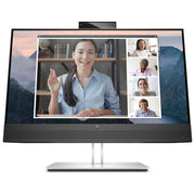 HP 169L0AT E24mv G4 Monitor per Conferenze 23,8'' IPS Full HD 1920x1080 Webcam 5MP Altoparlanti Hub USB HDMI DisplayPort VGA colore Argento
