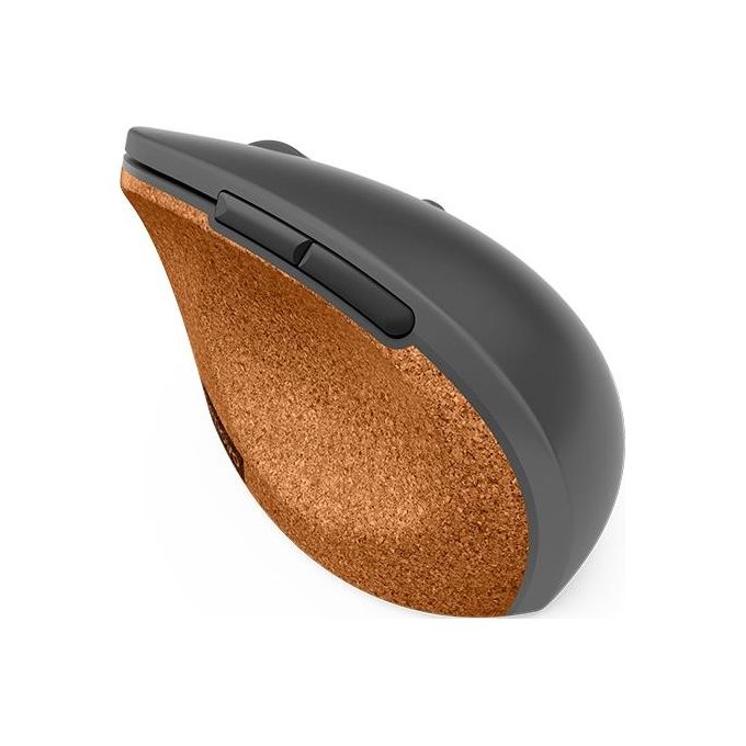 Lenovo 4Y51C33792 Go Mouse Verticale Ergonomico Wireless RF 2400 DPI 6 Tasti per Ufficio colore Grigio