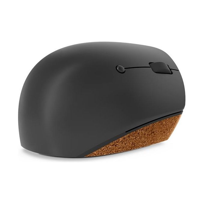 Lenovo 4Y51C33792 Go Mouse Verticale Ergonomico Wireless RF 2400 DPI 6 Tasti per Ufficio colore Grigio