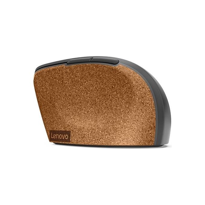 Lenovo 4Y51C33792 Go Mouse Verticale Ergonomico Wireless RF 2400 DPI 6 Tasti per Ufficio colore Grigio