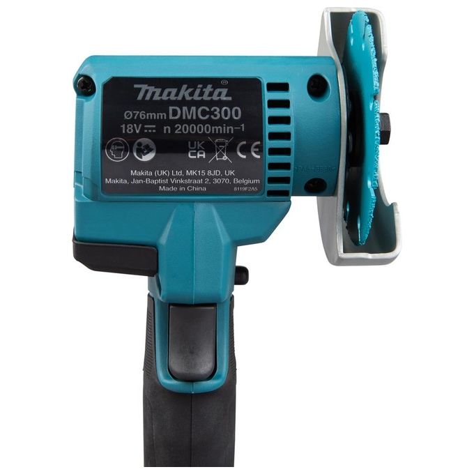 Makita DMC300Z Smerigliatrice angolare a batteria 18 V 76 mm 20000 giri-min colore Blu Nero