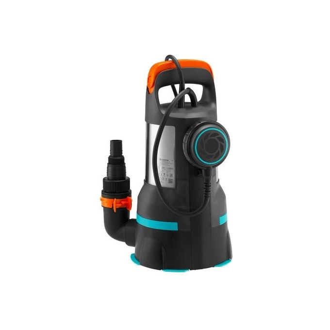 Gardena 09048-20 Pompa sommersa 2 in 1 per acque chiare e sporche 550 W 15000 l-h 35 mm interruttore a galleggiante colore Nero