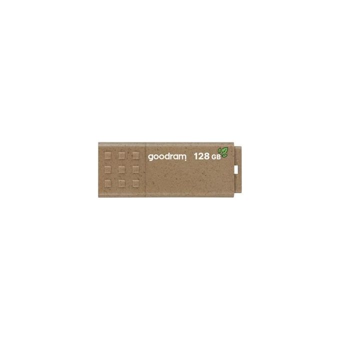 Goodram UME3-1280EFR11 UME3 Eco Friendly Chiavetta USB 128 GB USB tipo A 3.2 Gen 1 60 MB-s colore Marrone