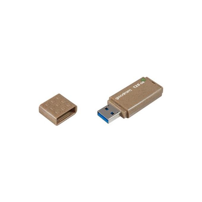 Goodram UME3-1280EFR11 UME3 Eco Friendly Chiavetta USB 128 GB USB tipo A 3.2 Gen 1 60 MB-s colore Marrone