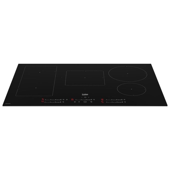 Beko HII85720UFT bPRO 500 Piano cottura Induzione 80 cm 5 Zone IndyFlex Touch HobToHood 7400 W colore Nero