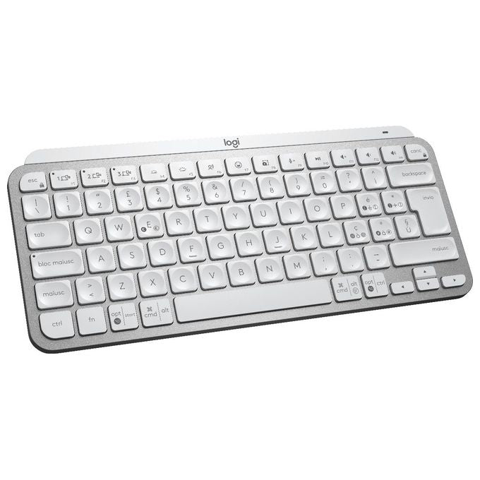 Logitech 920-010489 MX Keys Mini Tastiera Wireless Compatta QWERTY Italiano Bluetooth LED Ricaricabile USB-C colore Grigio