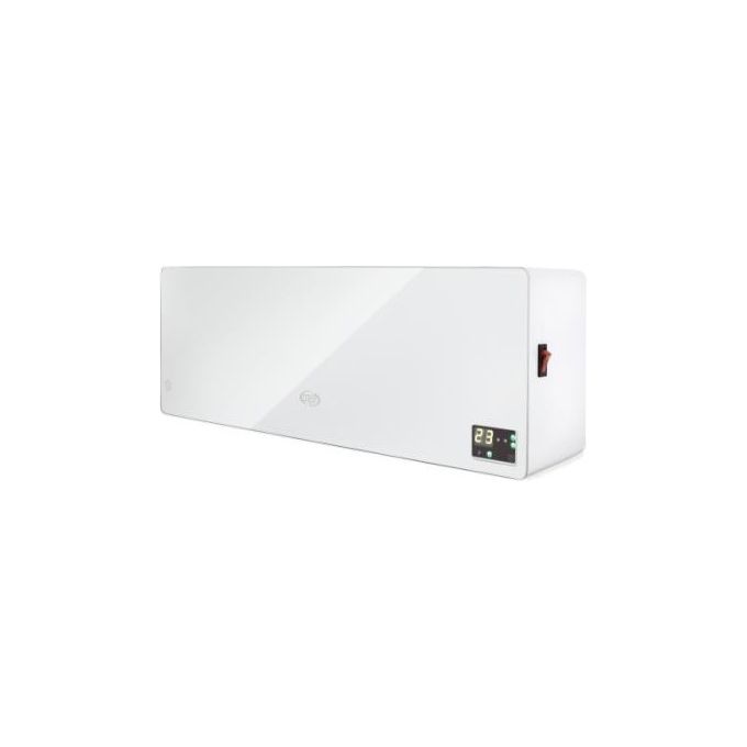 Argo Chic White Termoventilatore Ceramico a Parete con Timer Settimanale Bianco