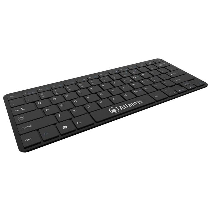 Atlantis Argo Tastiera Ultraslim 78 Tasti USB Tasti Chocolate Nero