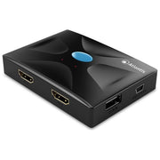Atlantis Deviatore Kvm Hdmi Switch Usb a 2 Porte con 2 Cavi di Collegamento