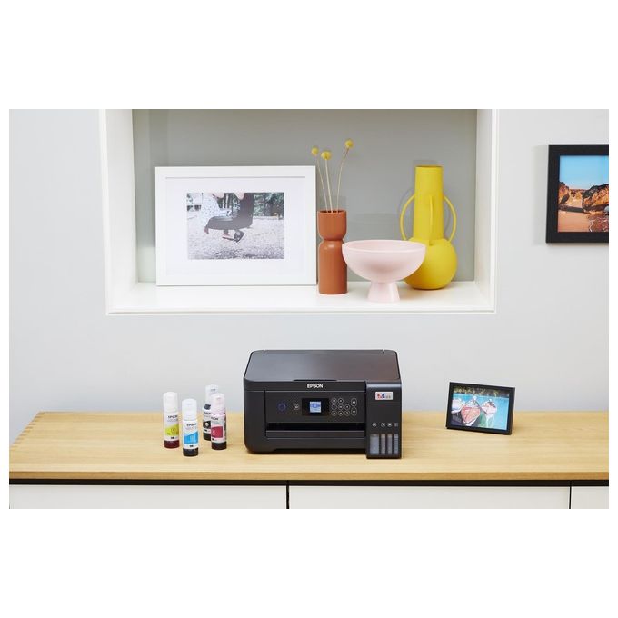 Epson C11CJ63405 EcoTank ET-2850 Stampante Multifunzione Inkjet A4 3 in 1 Serbatoi Ricaricabili Wi-Fi USB 5760x1440 DPI colore Nero