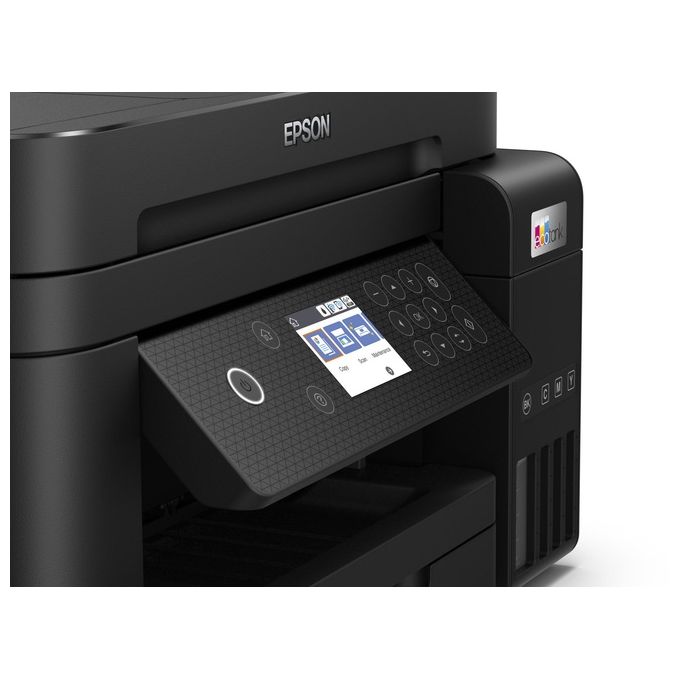 Epson C11CJ61402 EcoTank ET-3850 Stampante Multifunzione Inkjet A4 Stampa Copia Scansione Wi-Fi Ethernet ADF Fronte Retro colore Nero