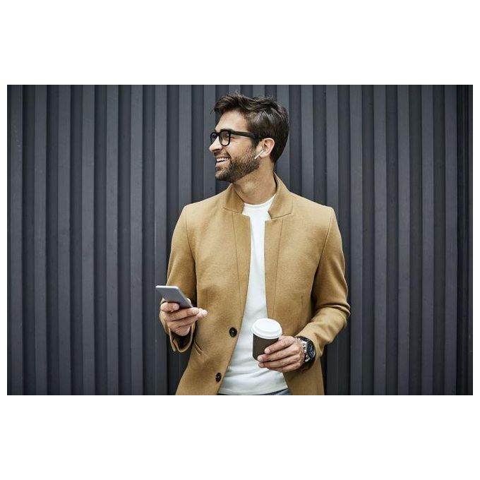 Cellularline BTTUCKTWSW TUCK Auricolari True Wireless TWS In-ear Bluetooth 5.0 15h custodia di ricarica colore Bianco
