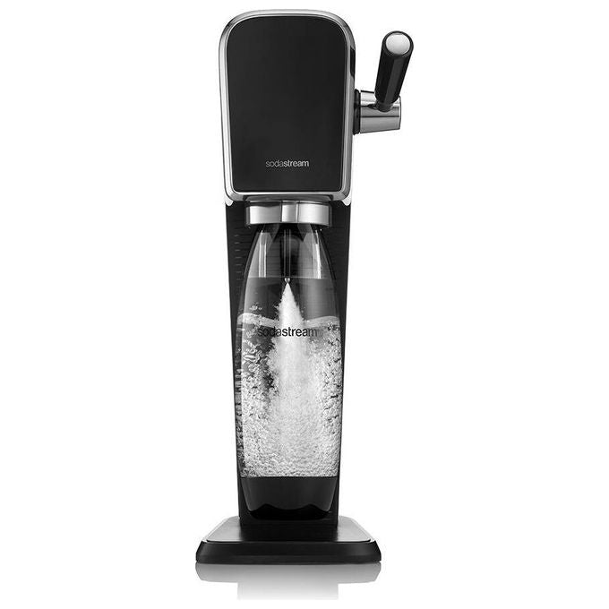 SodaStream 1013511411 ART Gasatore d'Acqua Frizzante bottiglia 1 L cilindro CO2 60 L BPA Free colore Nero