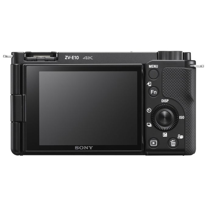 Sony ZV-E10L Alpha Mirrorless Vlog Fotocamera APS-C 24,2 MP 4K Obiettivo 16-50mm f-3.5-5.6 OSS colore Nero