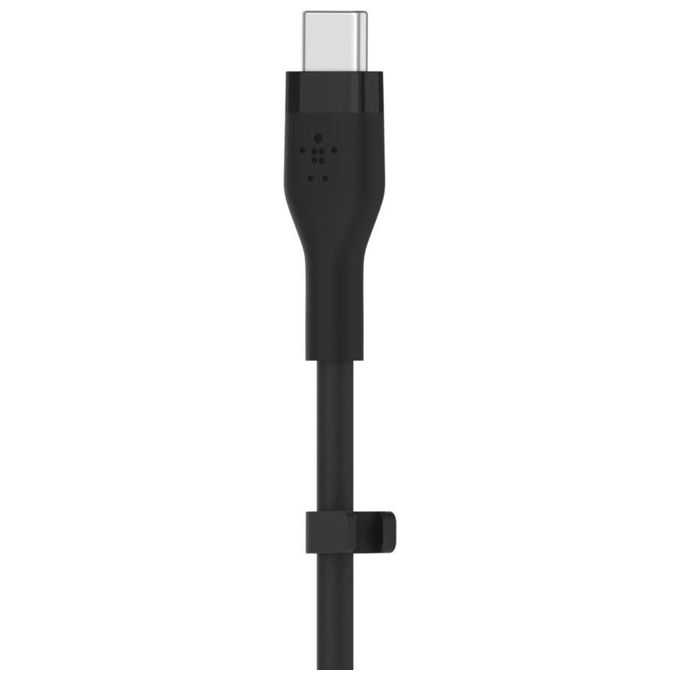 Belkin CAA009BT2MBK Cavo USB C a Lightning 2 m Silicone Morbido e Resistente 25 Volte Piu' Durevole dei Cavi Standard Ricarica Rapida 20W MFi Certificato colore Nero