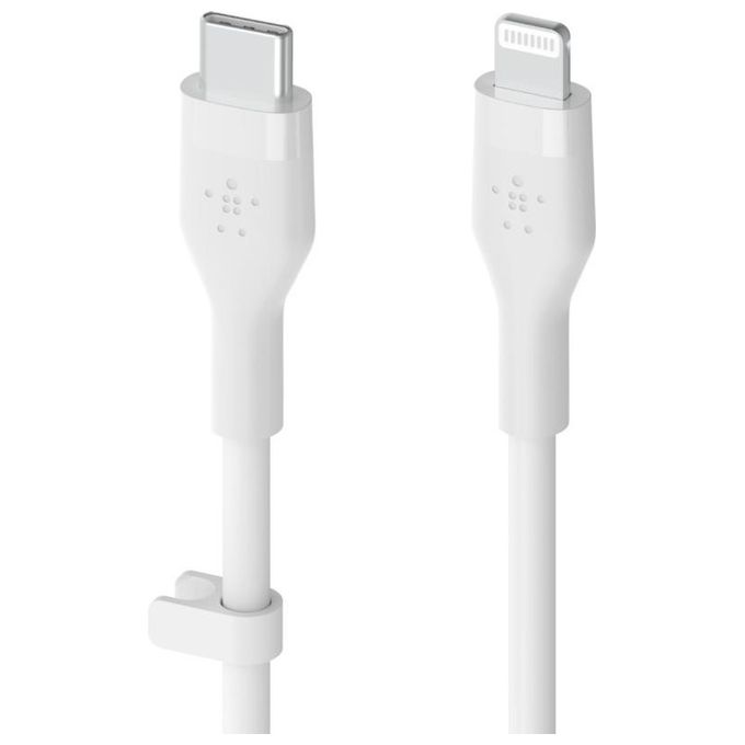 Belkin CAA009BT3MWH Cavo Silicone USB C a Lightning 3 m colore Bianco