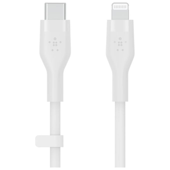 Belkin CAA009BT3MWH Cavo Silicone USB C a Lightning 3 m colore Bianco