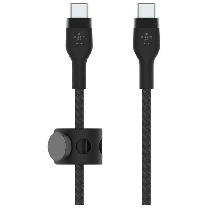 Belkin CAB011BT2MBK BOOST CHARGE PRO Flex Cavo USB-C USB-C 2 m USB 2.0 60W Silicone colore Nero