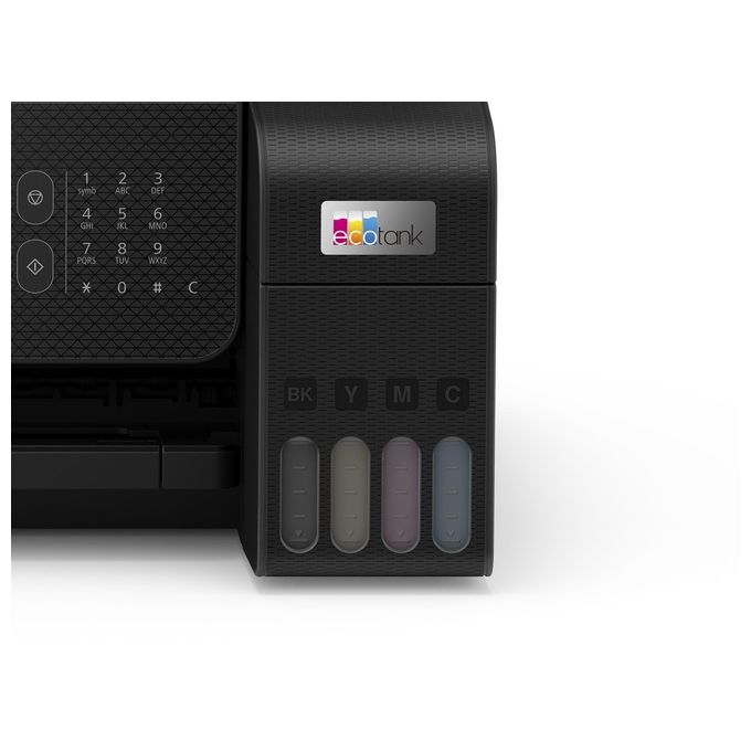 Epson ET-4800 EcoTank Stampante Multifunzione Inkjet A4 Stampa Copia Scansione Fax ADF Wi-Fi Ethernet AirPrint colore Nero