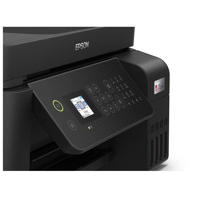 Epson ET-4800 EcoTank Stampante Multifunzione Inkjet A4 Stampa Copia Scansione Fax ADF Wi-Fi Ethernet AirPrint colore Nero