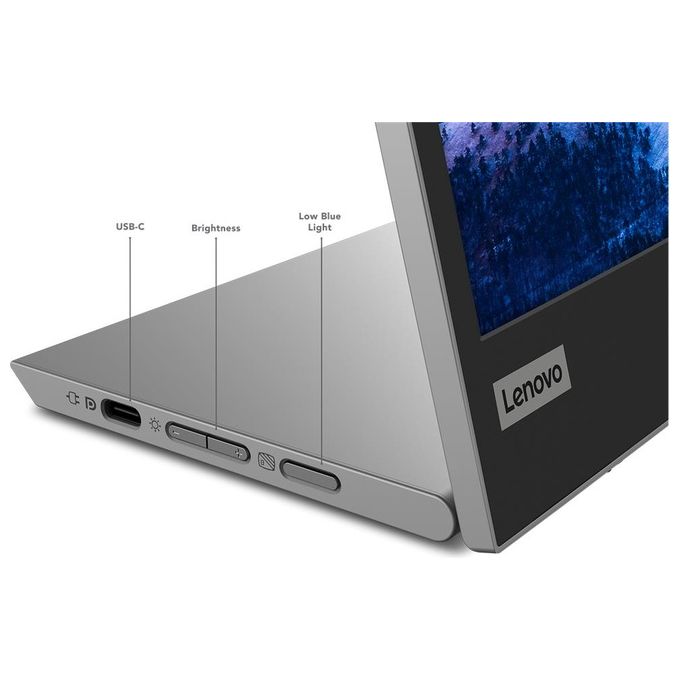 Lenovo 66E4UAC1WL L15 Monitor 15.6'' FHD IPS USB Type-C 65W VESA Altezza Regolabile colore Nero Grigio