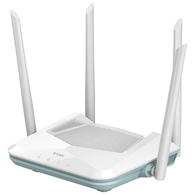 D-Link, Router Wireless, Dual-Band Gigabit Ethernet, AX1500, Bianco