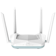 D-Link, Router Wireless, Dual-Band Gigabit Ethernet, AX1500, Bianco