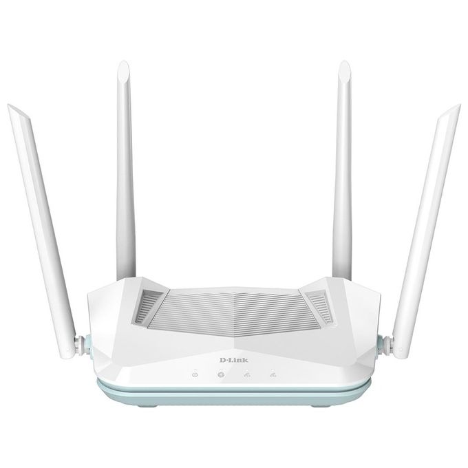 D-Link, Router Wireless, Dual-Band Gigabit Ethernet, AX1500, Bianco