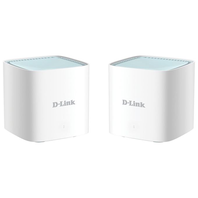 D-Link, Sistema Mesh Wi-Fi EAGLE PRO AI AX1500, Dual-Band, Bianco, 2 Pezzi