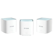 D-Link M15-3 Eagle Pro AI Sistema Mesh Wi-Fi 6 AX1500 Dual Band 2.4 GHz 5 GHz MU-MIMO OFDMA WPA3 copertura 500 m² 3 pack colore Bianco