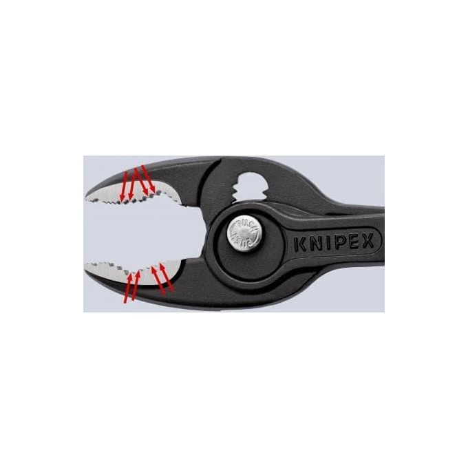 Knipex TwinGrip Pinza a Presa Frontale Bonderizzata Nera