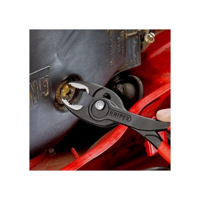 Knipex TwinGrip Pinza a Presa Frontale Bonderizzata Nera Rivestiti in Resina Sintetica Antiscivolo 200mm