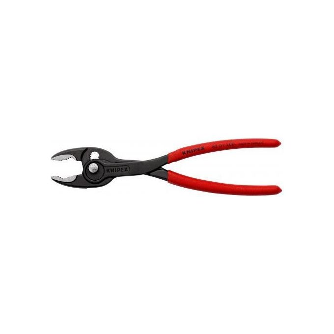 Knipex TwinGrip Pinza a Presa Frontale Bonderizzata Nera Rivestiti in Resina Sintetica Antiscivolo 200mm
