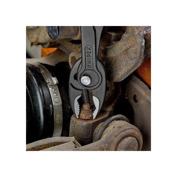Knipex TwinGrip Pinza a Presa Frontale Bonderizzata Nera Rivestiti in Resina Sintetica Antiscivolo 200mm
