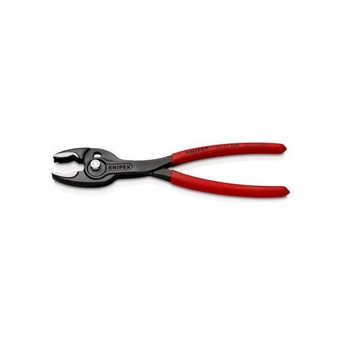Knipex TwinGrip Pinza a Presa Frontale Bonderizzata Nera Rivestiti in Resina Sintetica Antiscivolo 200mm