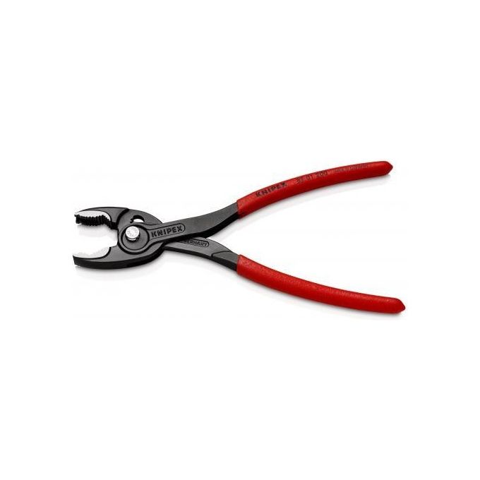 Knipex TwinGrip Pinza a Presa Frontale Bonderizzata Nera Rivestiti in Resina Sintetica Antiscivolo 200mm