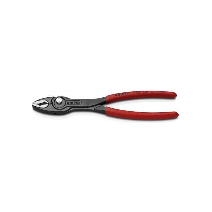 Knipex TwinGrip Pinza a Presa Frontale Bonderizzata Nera Rivestiti in Resina Sintetica Antiscivolo 200mm