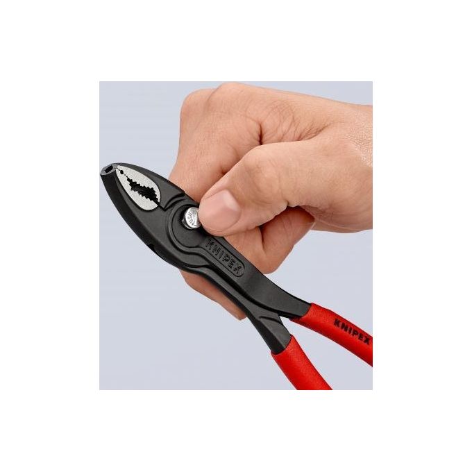 Knipex TwinGrip Pinza a Presa Frontale Bonderizzata Nera Rivestiti in Resina Sintetica Antiscivolo 200mm