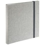 Hama Jumbo Album Fotografico in Tessuto Grigio 30x30 60 Pagine Bianche