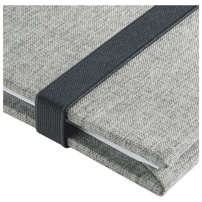 Hama Jumbo Album Fotografico in Tessuto Grigio 30x30 60 Pagine Bianche