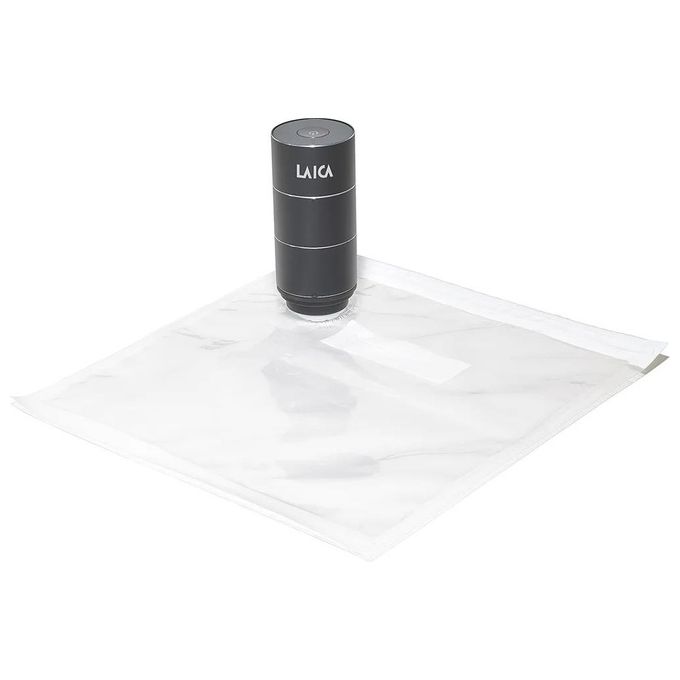 Laica VT3402 Mini Pompa per Sottovuoto Ricaricabile 70 min autonomia 280 sigilli per carica colore Nero