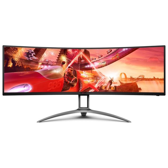 AOC AG493UCX2 Monitor PC 49'' 5120x1440 165Hz FreeSync Premium Pro HDR400 colore Nero